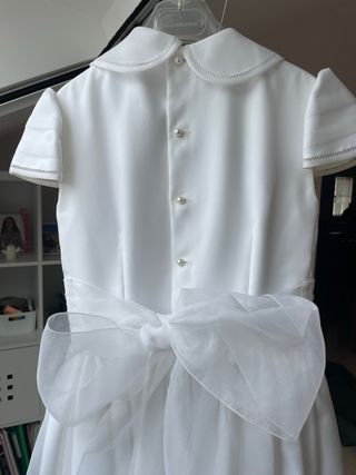 Traje Comunión Niña Tizzas Blanco.