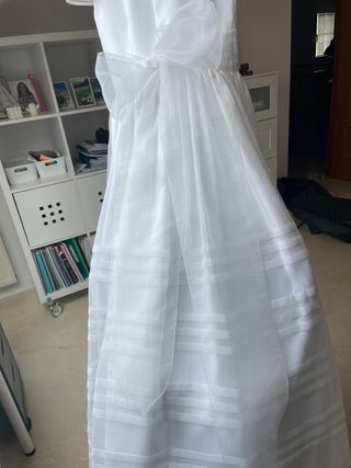 Traje Comunión Niña Tizzas Blanco.