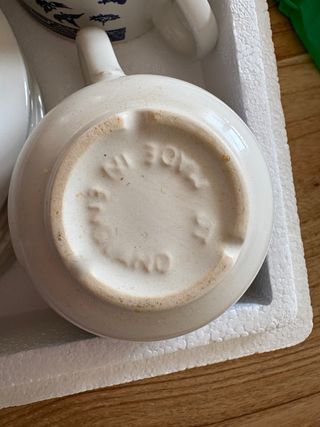 Juego de porcelana inglesa