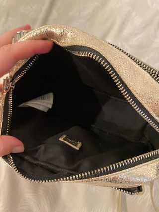 Bolso bandolera dorado