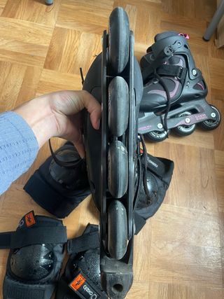 Patines Oxelo con protecciones