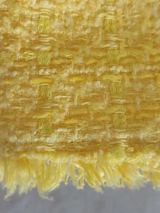 Chaqueta Zara Amarilla Perlas