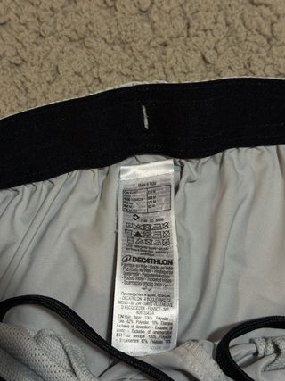 Calções Desporto Decathlon Cinza Tamanho M