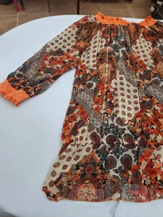 Blusa Estampada Mujer T L. Medidas en descripción