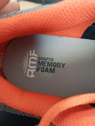 Scarpe da ginnastica Lotto nere e arancioni junio3