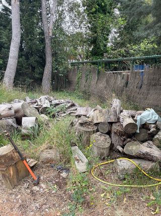 Leña para chimenea o barbacoa todo 100€