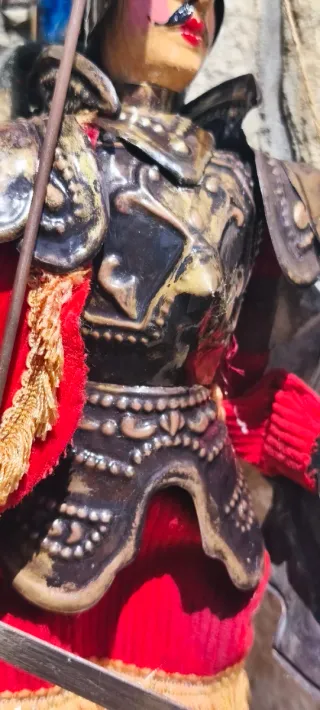 Antica Marionetta Pupo siciliano Cm 40 Armatura