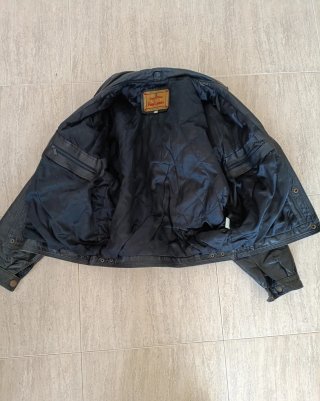 Vaquera tejana cuero auténtico vintage XL Medidas