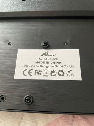 Teclado Mavis KB-808 Negro Nuevo