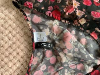 Vestido largo floral H&M Talla 34