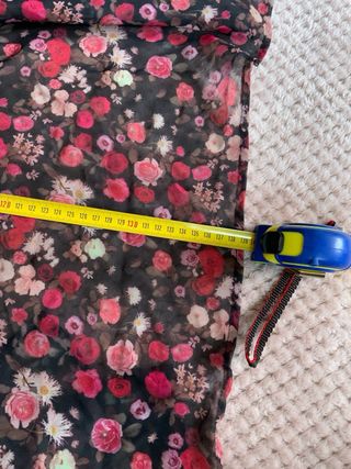 Vestido largo floral H&M Talla 34