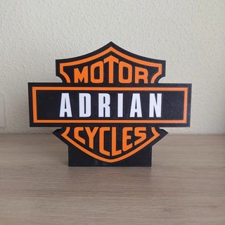 Lámpara Harley Davidson personalizada