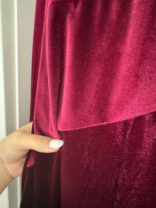 Vestido Feversave Veludo Tamanho S