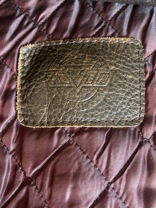 Cazadora de piel marrón de Inca, Mallorca.