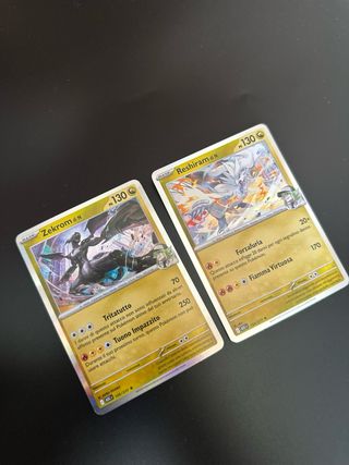 Carte Pokémon Reshiram e Zekrom