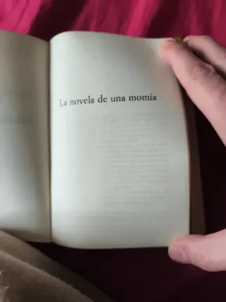 La novela de una momia, Teofilo Gautier.