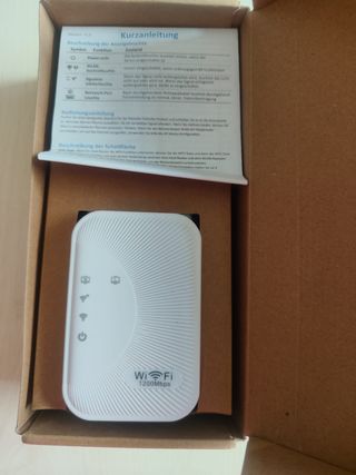NUEVO Repetidor WiFi 1200Mbps Dual Band 2.4G/5G