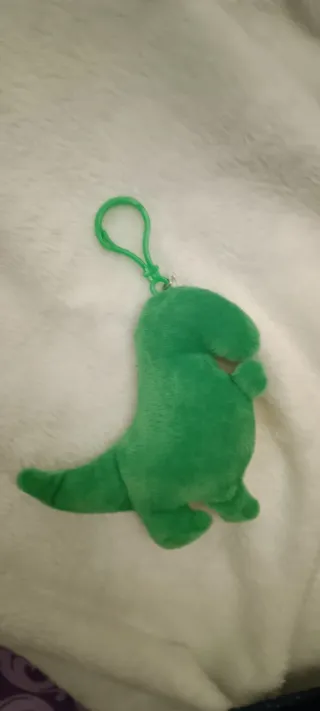 Llavero Peluche Dinosaurio Verde Nuevo