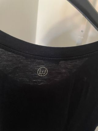 Liu Jo T-shirt donna nera con stampa