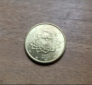 Moneda 50 céntimos Italia 2024 Coleccionismo