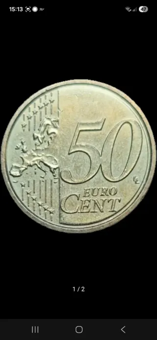 Moneda 50 céntimos Italia 2024 Coleccionismo