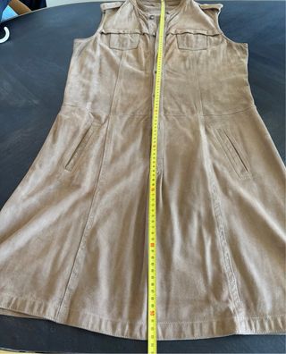 Vestido Massimo Dutti Piel Talla L