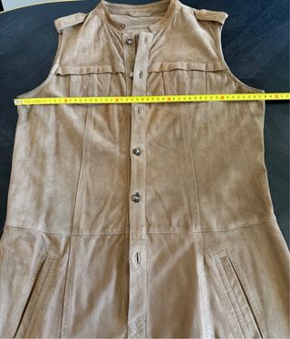Vestido Massimo Dutti Piel Talla L