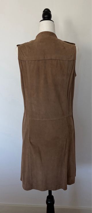 Vestido Massimo Dutti Piel Talla L