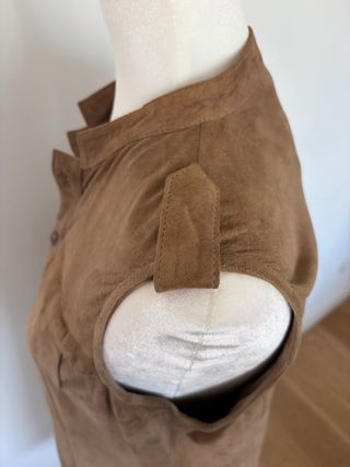 Vestido Massimo Dutti Piel Talla L