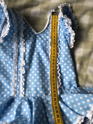 Vestido y braguita flamenca niña