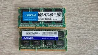 2x 4GB DDR3 1600 CL11 RAM Crucial ADATA