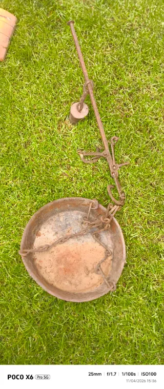 Balanza romana antigua