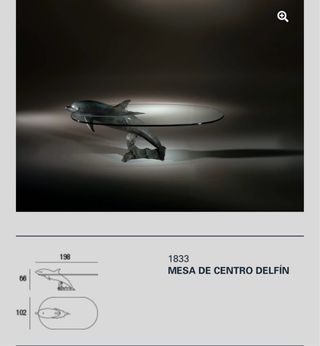 Mesa de centro Valenti cristal y madera