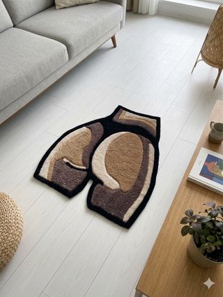 Alfombra Artesanal "Curvy Shapes" – Tufting Handma