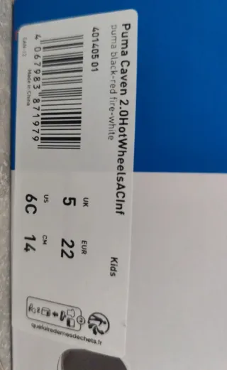 Sapatilhas Puma x Hot Wheels Criança 22