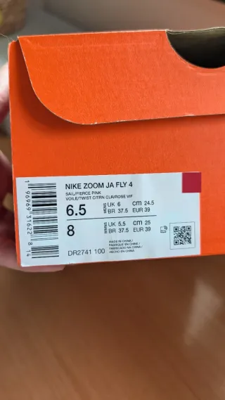 Zapatillas Nike Zoom JA FLY 4 Clavos Mujer