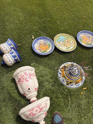 Lote de cerámica decorativa