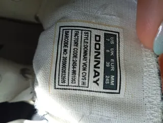 Scarpe ginnastica alte nere Donnay 39