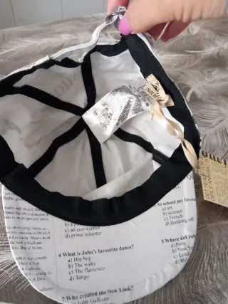 Berretto Galliano ragazzino fantasia giornale