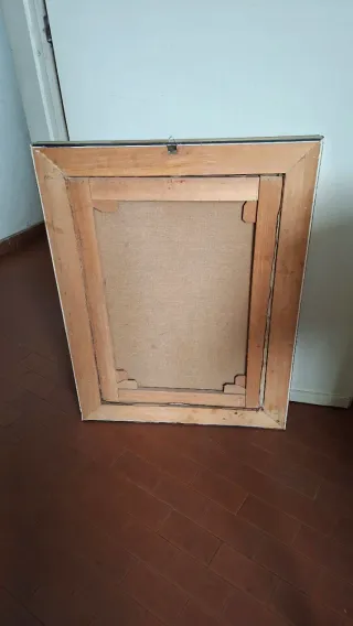 Dipinto su tela Grappolo d'uva cornice antico