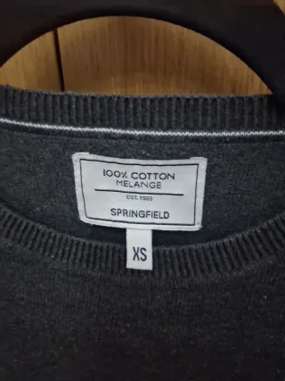 Jersey Springfield gris hombre, XS