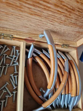 Tiradores Muebles Cocina Madera y Metal