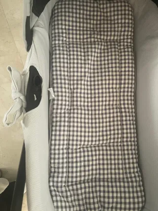 Saco para bebé a cuadros