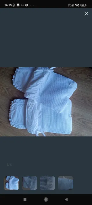 Saco capazo con relleno extraíble.