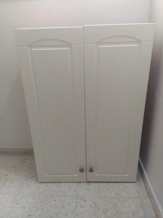 Mueble cocina calentador blanco