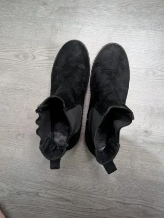 Botines negros plataforma