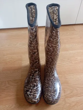 Botas agua leopardo Mustang Talla 38