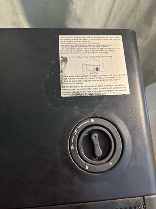 Estufa Gas Butano Orbegozo Negra