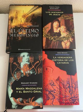 Lote de 4 libros historia/ficción