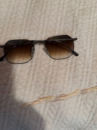 Gafas de Sol Ray-Ban Octagonales Marrones y Dorada